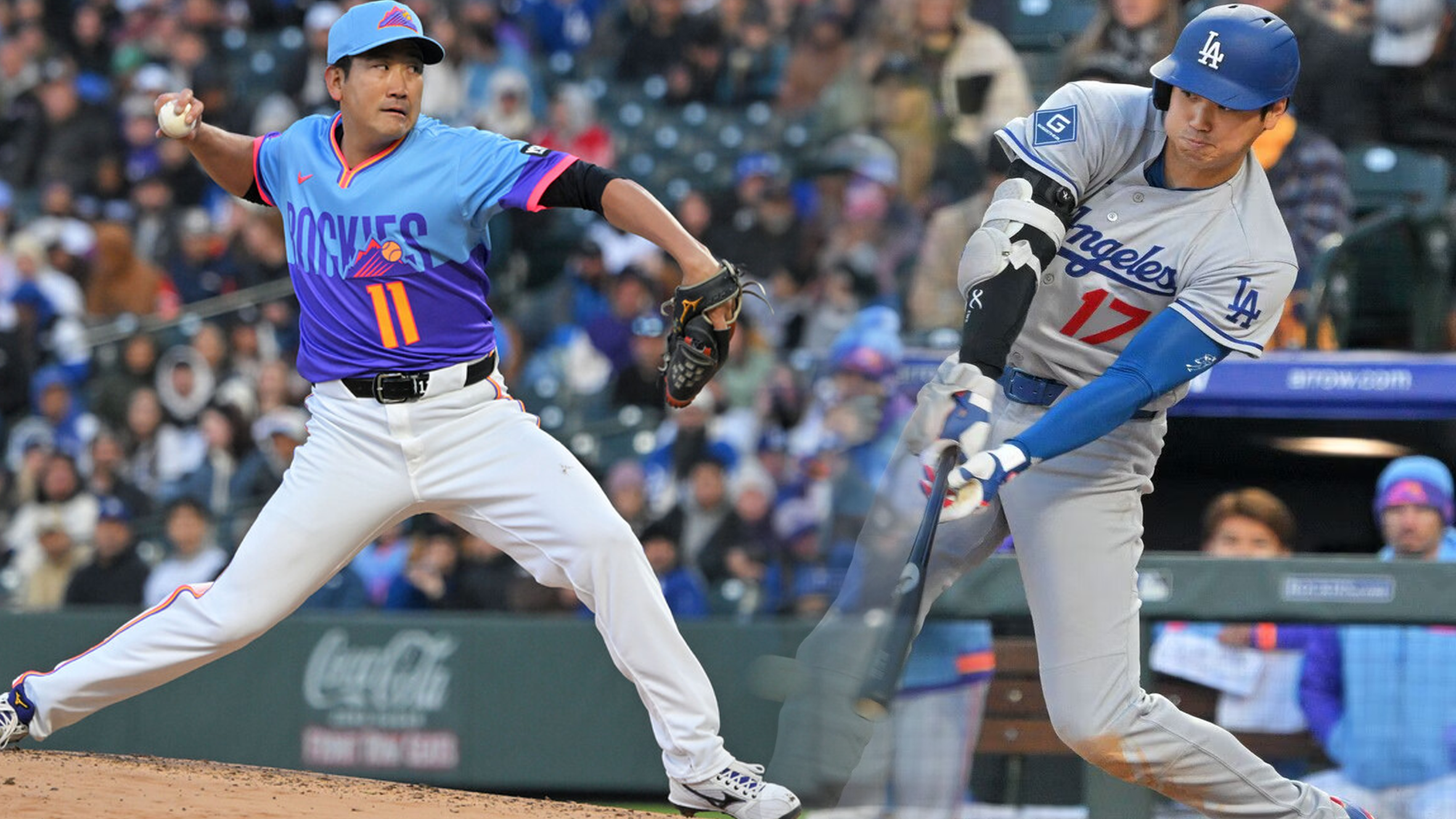 【MLB】ドジャース史上最低の1.67度！雪の極寒対決は大谷翔平に軍配　菅野智之から2安打放ち4連勝に貢献