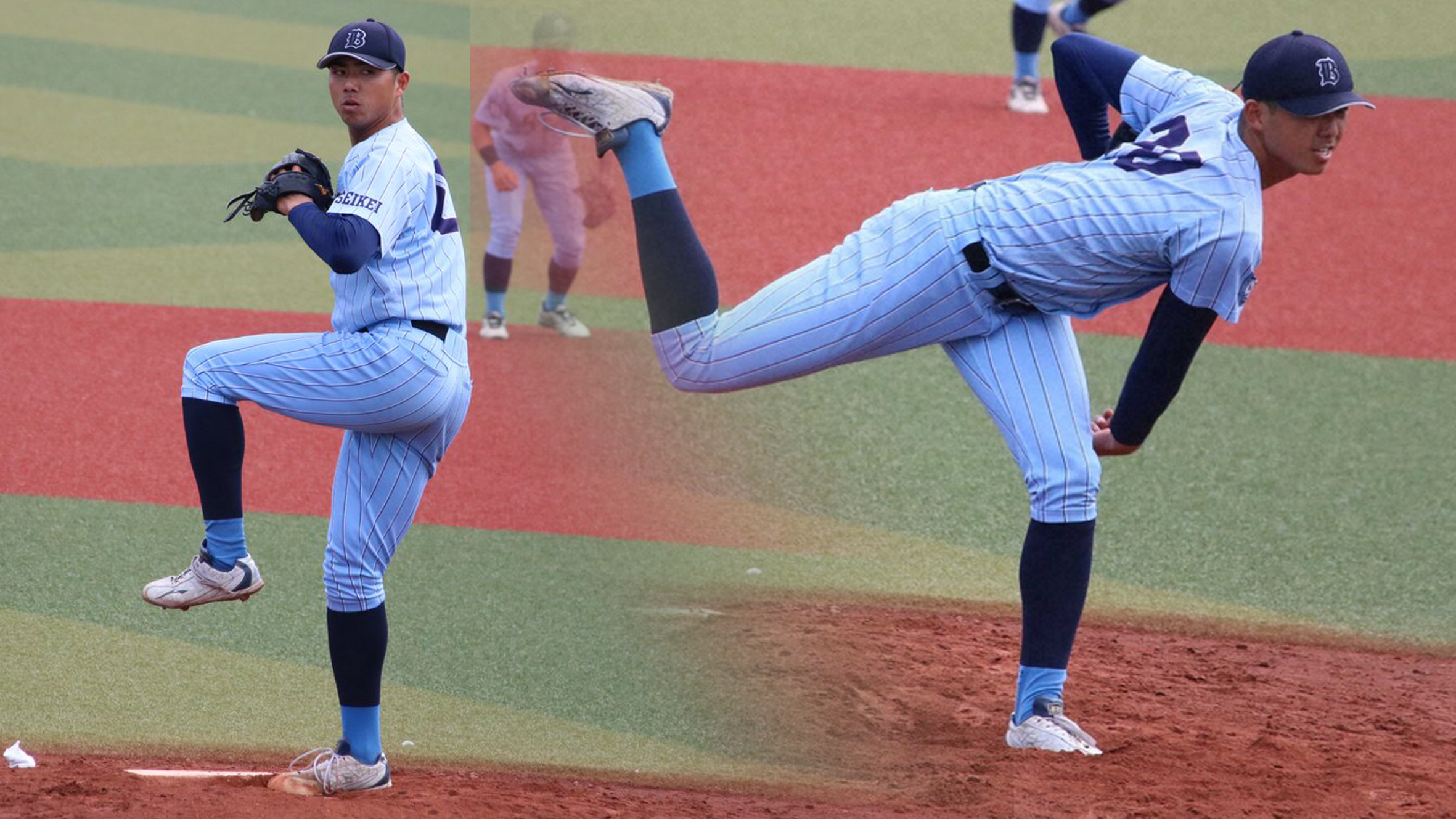 【大学野球】びわこ大・小島一哲、192cmの長身から149キロ！高校同期・山田陽翔を追う「未完の大器」