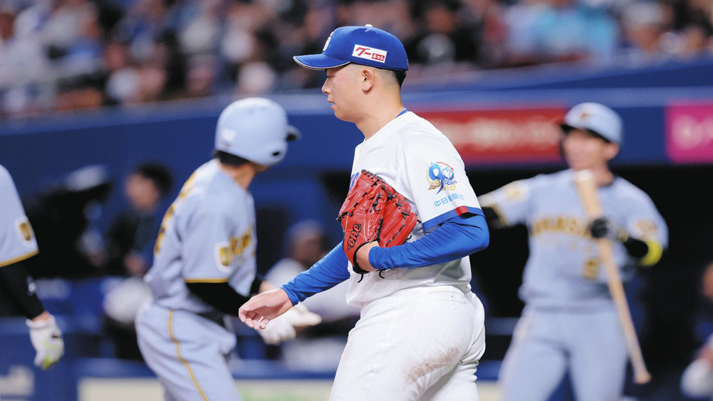 【中日】あと一人、あと一球が遠く……。九回に守護神・松山が暗転、痛恨の逆転負けで単独最下位へ